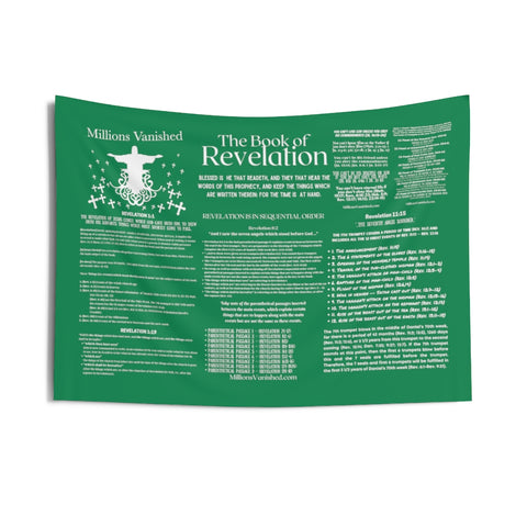 Tapestries (Indoor Wall) Revelation Salvation White Green