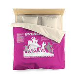 Blanket Comforter - Overcomer White Hot Pink