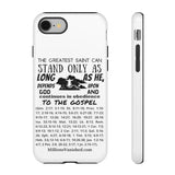 Phone Cases Saint Black White