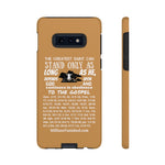 Phone Cases Saint White Light Brown