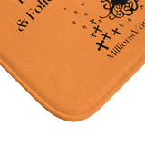 Bath Mat Great Commission Black Tangerine