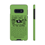 Phone Cases Saint Black Light Green