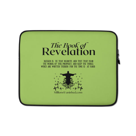 Bag - Laptop Sleeve Revelation 1:3 Black Light Green