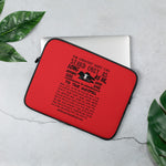 Bag - Laptop Sleeve Saint Black Red