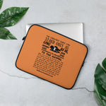 Bag - Laptop Sleeve Saint Black Tangerine