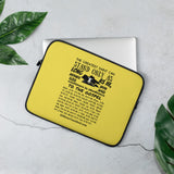 Bag - Laptop Sleeve Saint Black Yellow