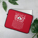 Bag - Laptop Sleeve Saint White Red