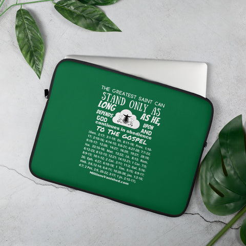 Bag - Laptop Sleeve Saint White Green