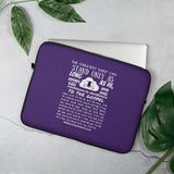 Bag - Laptop Sleeve Saint White Purple