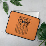 Bag - Laptop Sleeve Saint Black Tangerine