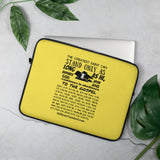 Bag - Laptop Sleeve Saint Black Yellow