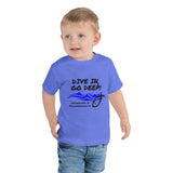 Toddler T-Shirt Dive In Black