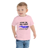 Toddler T-Shirt Dive In Black