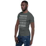 T-Shirt Adult Unisex Obedience White