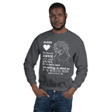 Sweatshirt Adult Unisex Saint Sinner White Colors