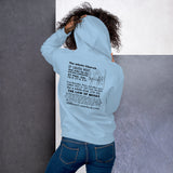 Sweatshirt Hoodie Unisex Law of Moses Black Colors