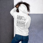 Sweatshirt Hoodie Unisex Law of Moses Black Colors