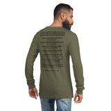 Shirt Long Sleeve Unisex Feasts Black Colors