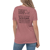 T-Shirt Women's Law of Moses Black